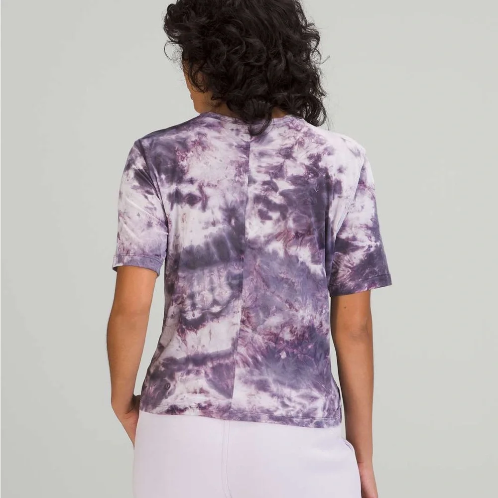 lululemon‎ crescent tee Purple Tie-Dye